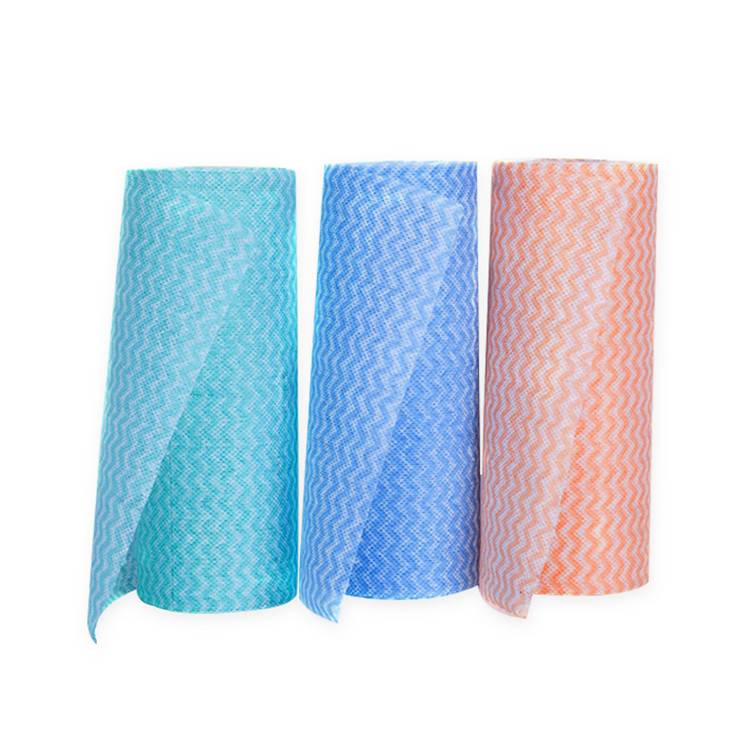 Premium Multi-functional Non-woven Cleaning Cloth Lazy Rag Cleaning Cloth Rag Kitchen Spunlace Nonwoven Roll The Factory Custom