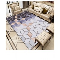 Modern Soft High Quality Rug Geometric Solid Household Decorative Carpet for Restaurant